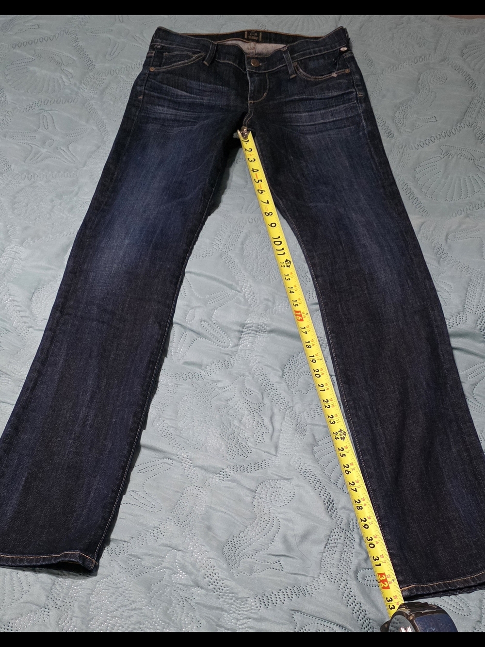 Citizens Of HUMANITY Dark Wash Women’s Straight Jeans - Classic Indigo